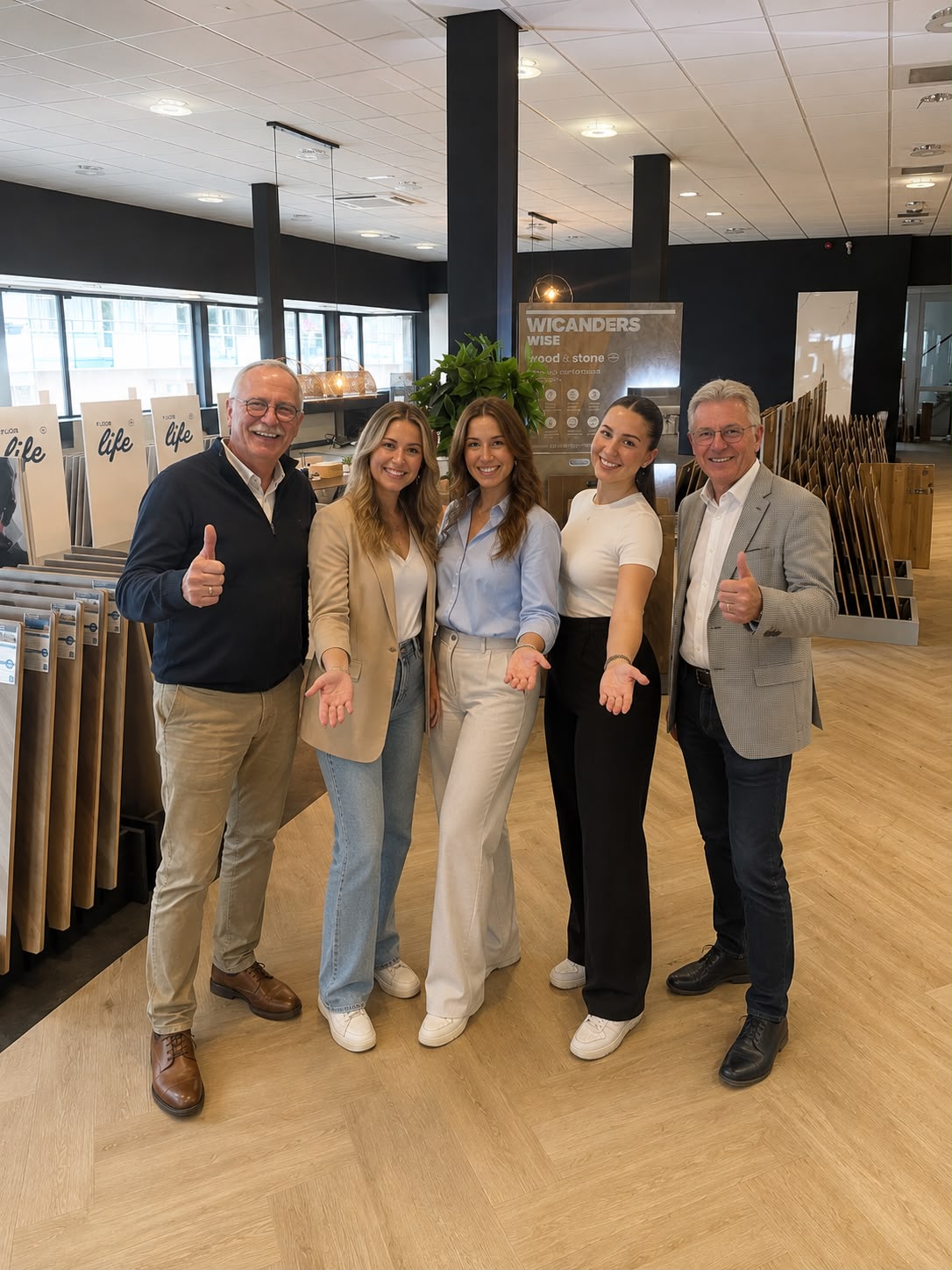 Het showroomteam van Interieurhuis Nederland