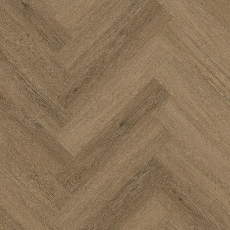 YUP Sutton herringbone dryback light brown