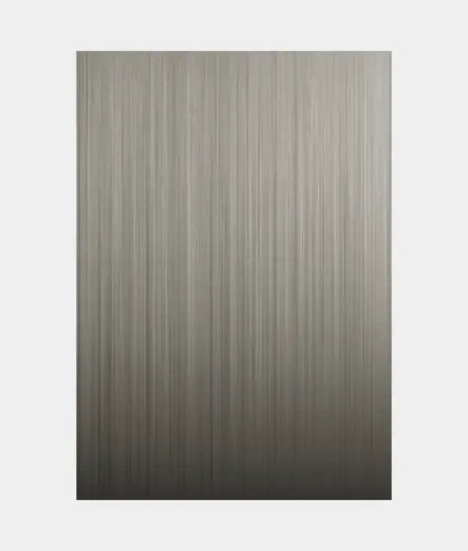Geborsteld Edelstaal wandpaneel – kleur en structuur