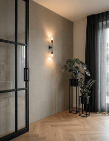 Bruin wandpaneel – detail en sfeer
