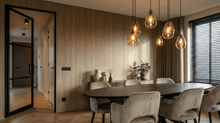 Eiken Light wandpaneel – detail en sfeer