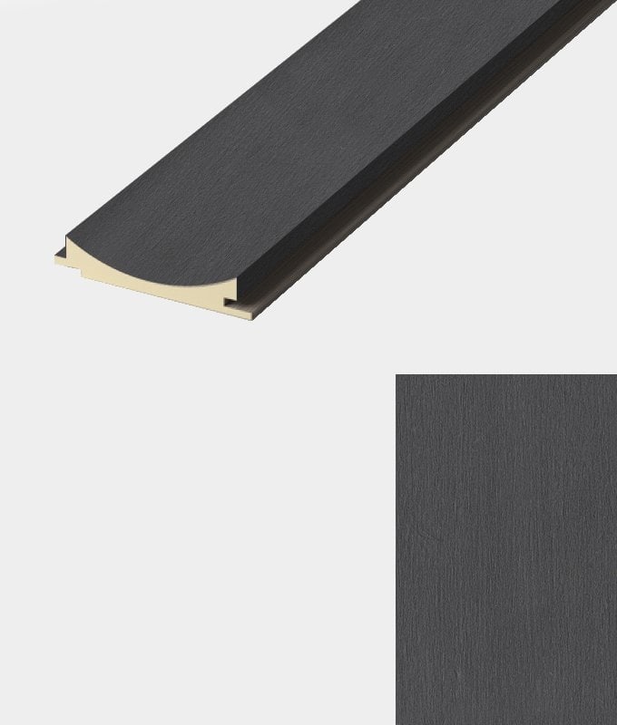 Eiken Dark Grey lattenpaneel · Massief – kleur en structuur