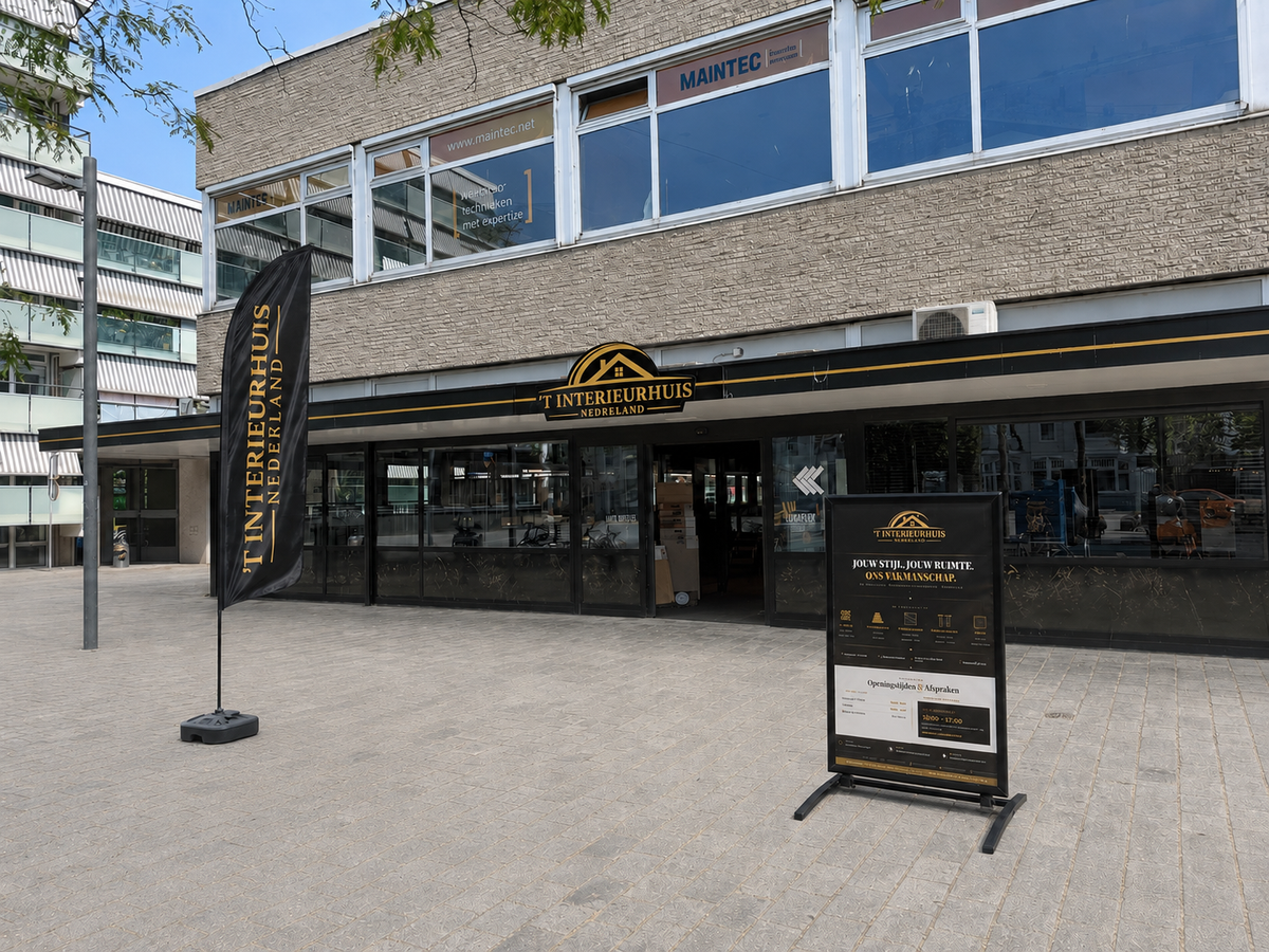 De showroom van Interieurhuis Nederland in Vlissingen