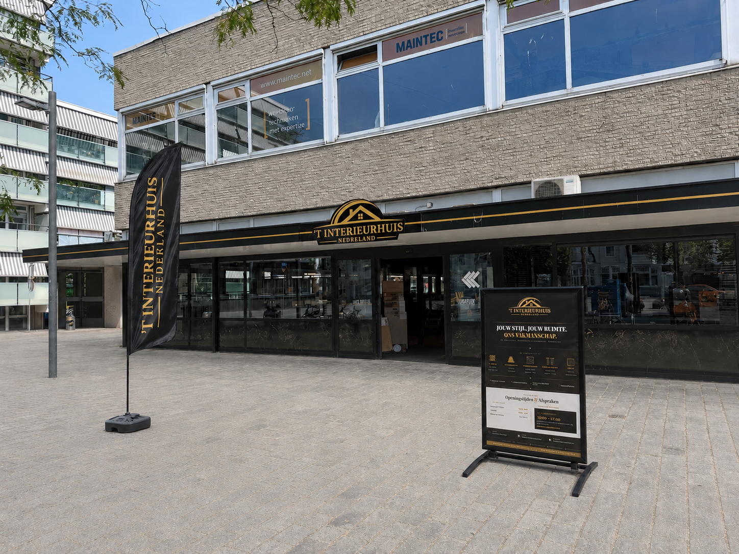 Showroom van Interieurhuis Nederland in Vlissingen