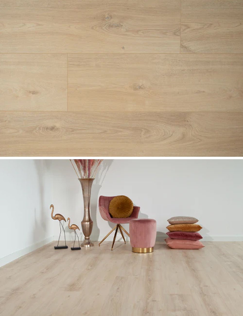 Douwes Dekker Elegant Laminaat Riante Plank Komijn 4V 05066 - Extra Lange Plank