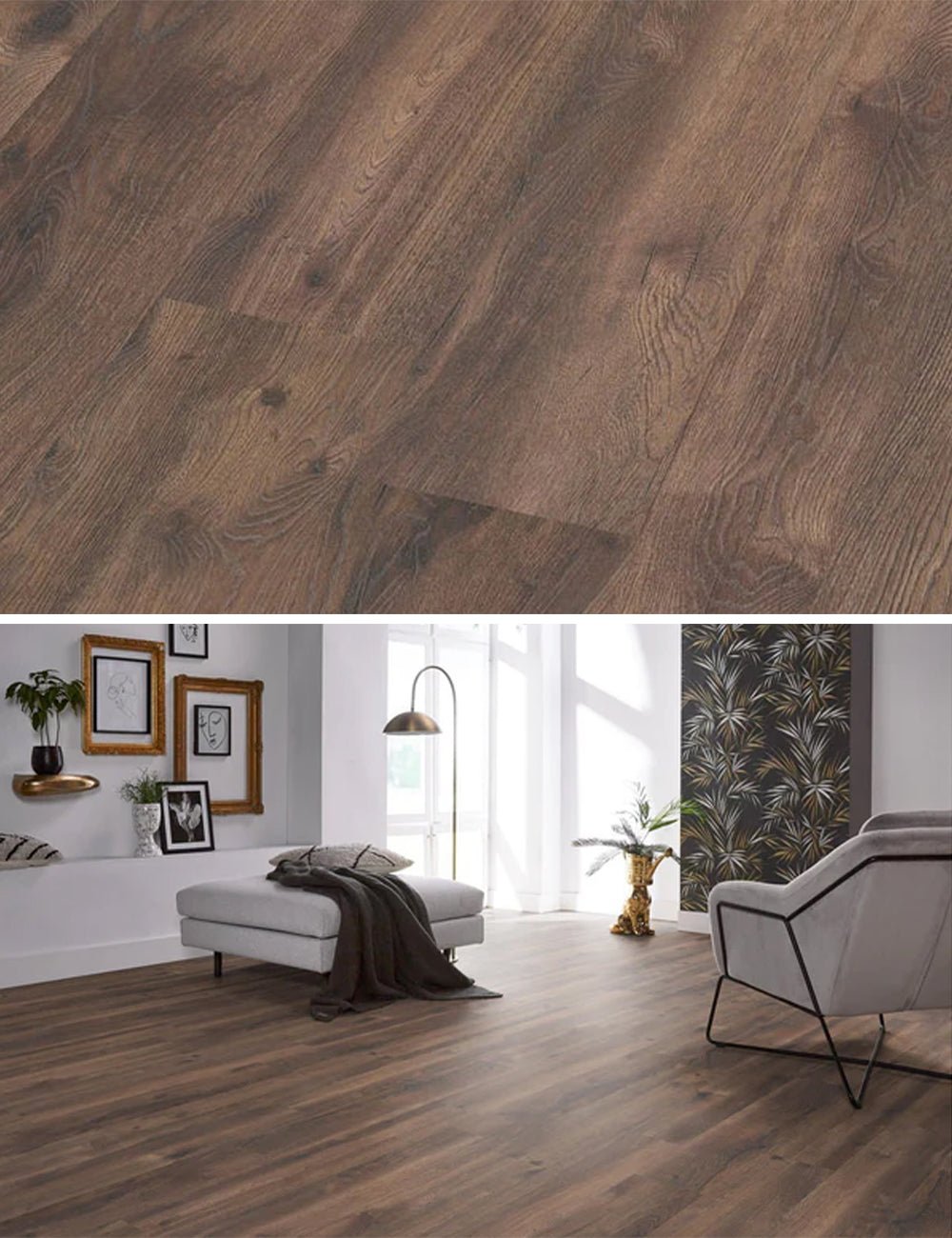 Floorlife Laminaat Houtlook Inwood Eiken Donker Gerookt 2424
