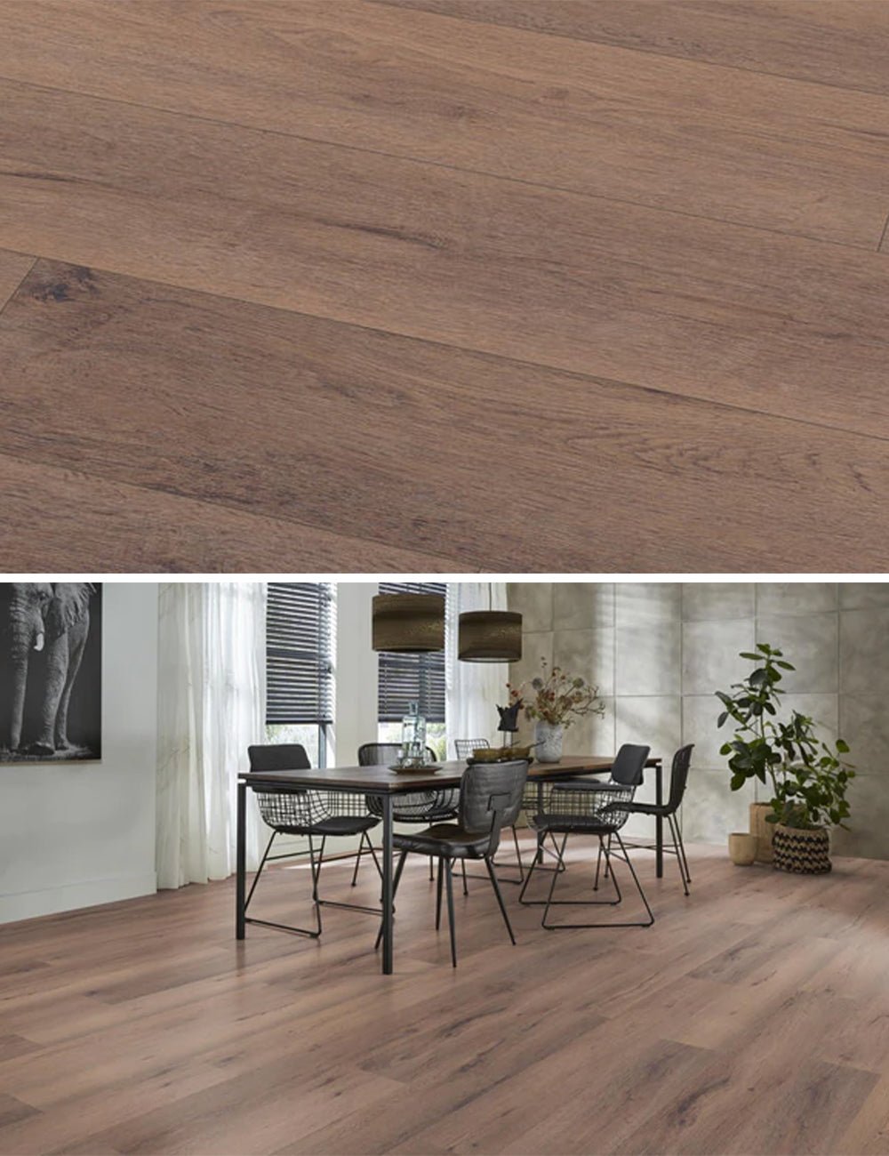 Floorlife Laminaat Livingston Grijsbruin Eiken 0312