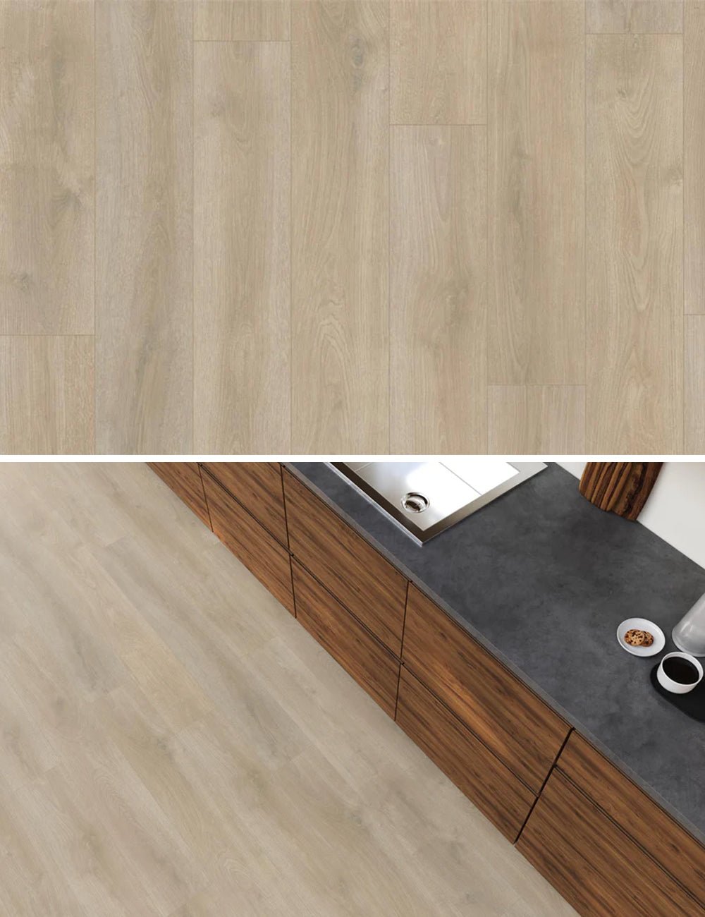 Woodside Beige Eiken laminaatvloer van Floorlife