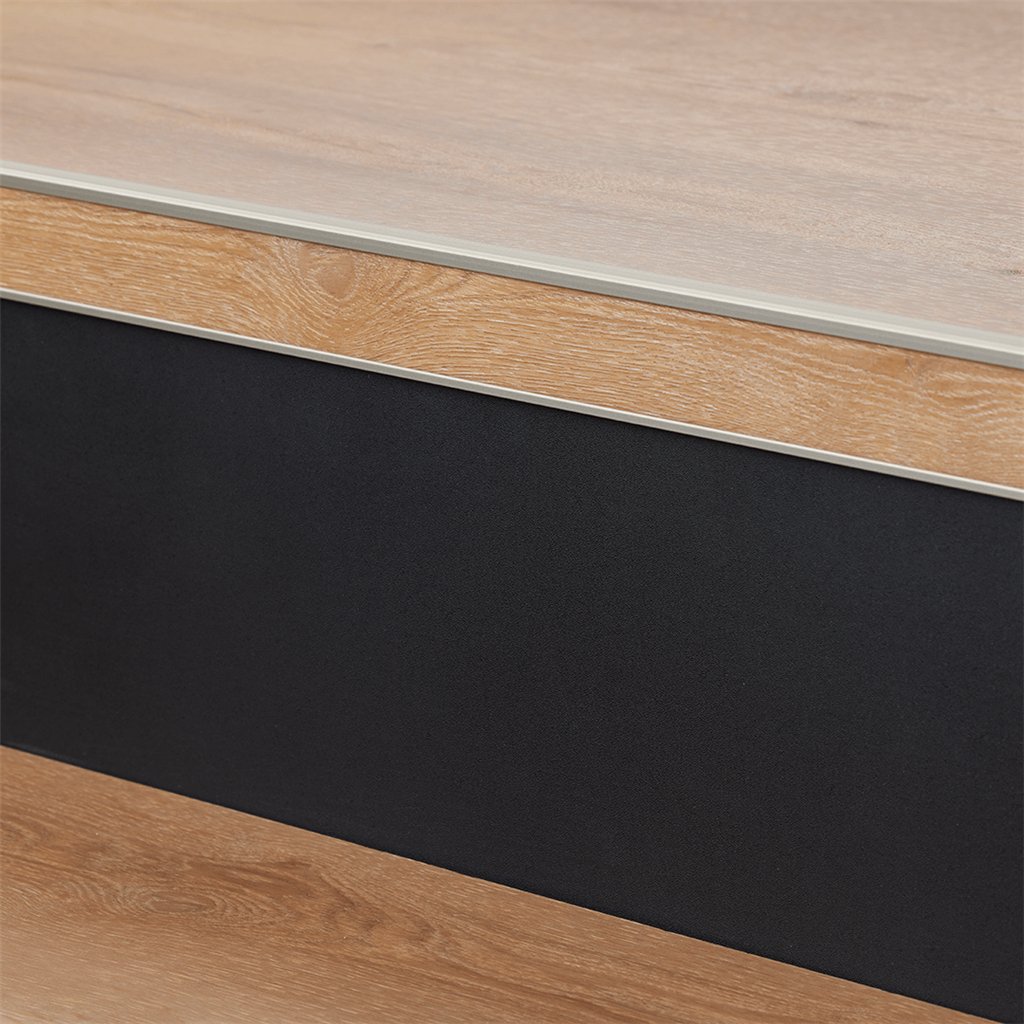 Floorlife Stootbord PVC RAL 9005 Zwart Steenstructuur (set 16 stuks)