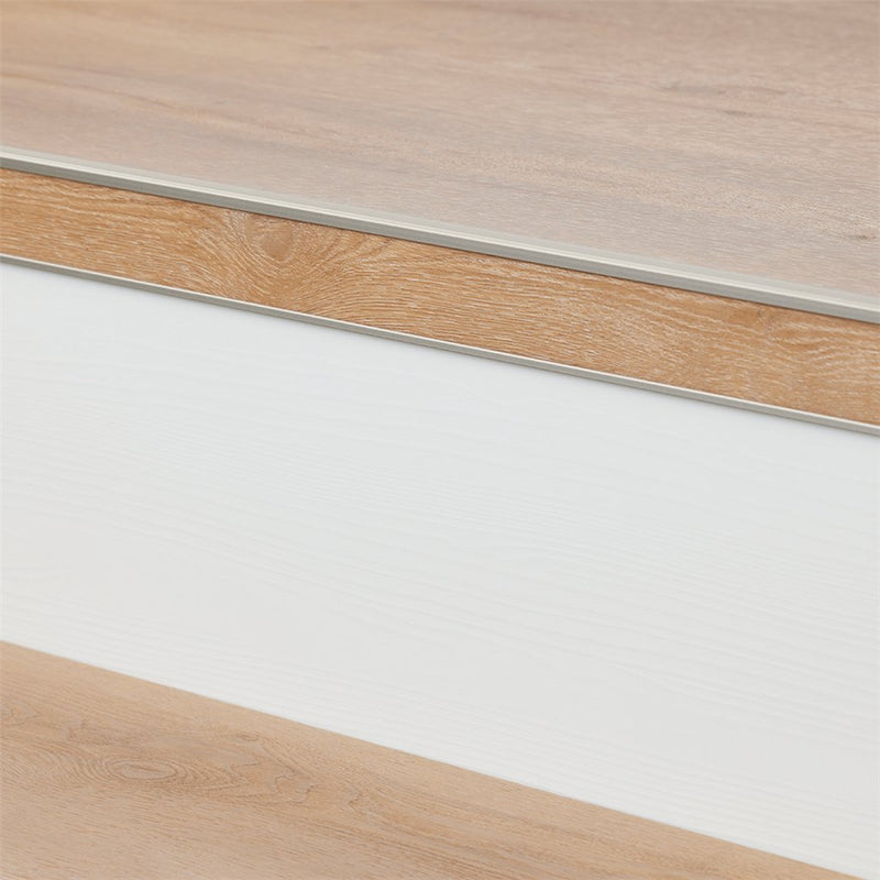 Floorlife Stootbord PVC RAL 9010 Wit Houtstructuur (set 16 stuks)